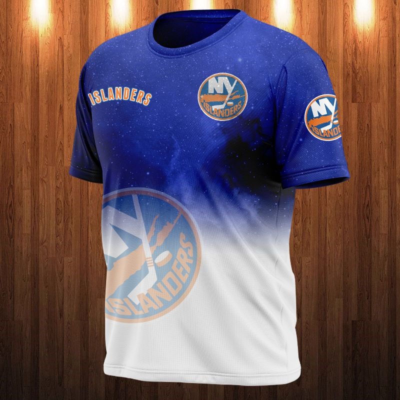 New York Islanders T-shirt 3D Galaxy graphic gift for fan