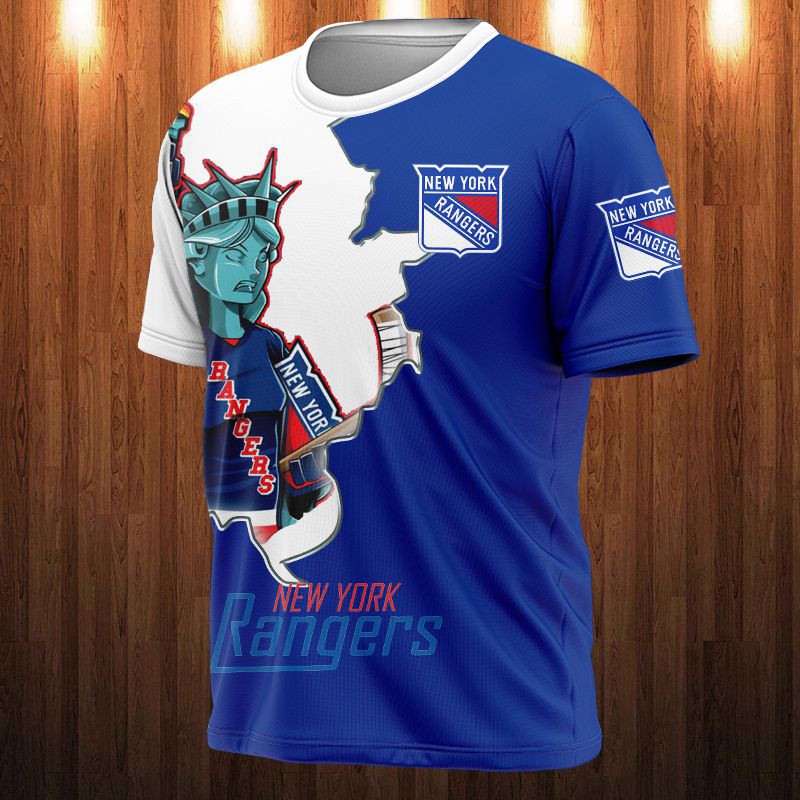 New York Rangers T-shirt 3D cartoon graphic gift for fan