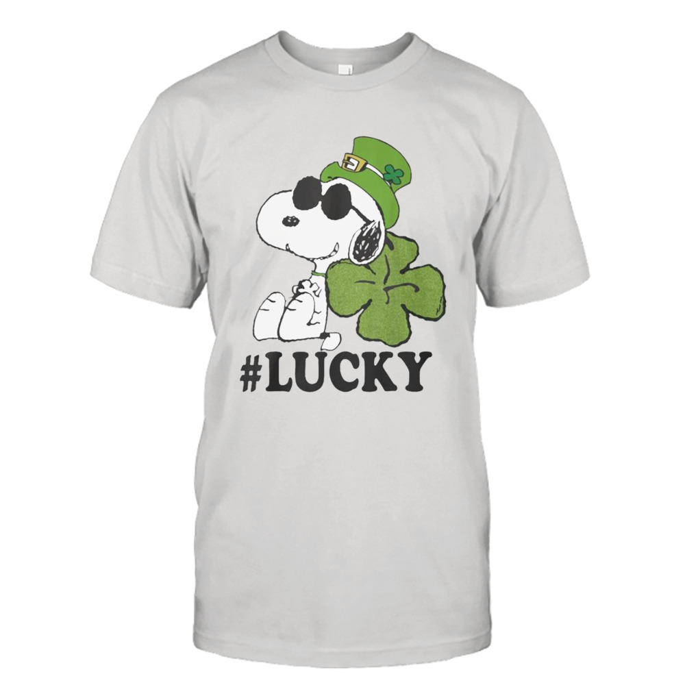 Peanuts St. Patrick’s Snoopy Lucky Clover 2023 Shirt