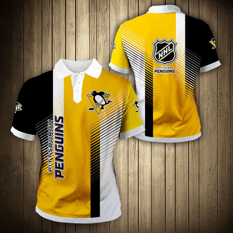 Pittsburgh Penguins Polo Shirt cool design Summer