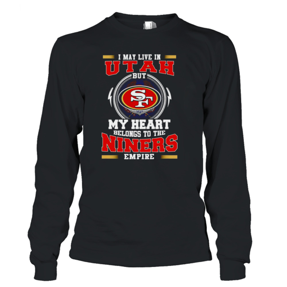 49ers Niner Empire Long Sleeve T-Shirt Red & Black (New) San Francisco  Edition