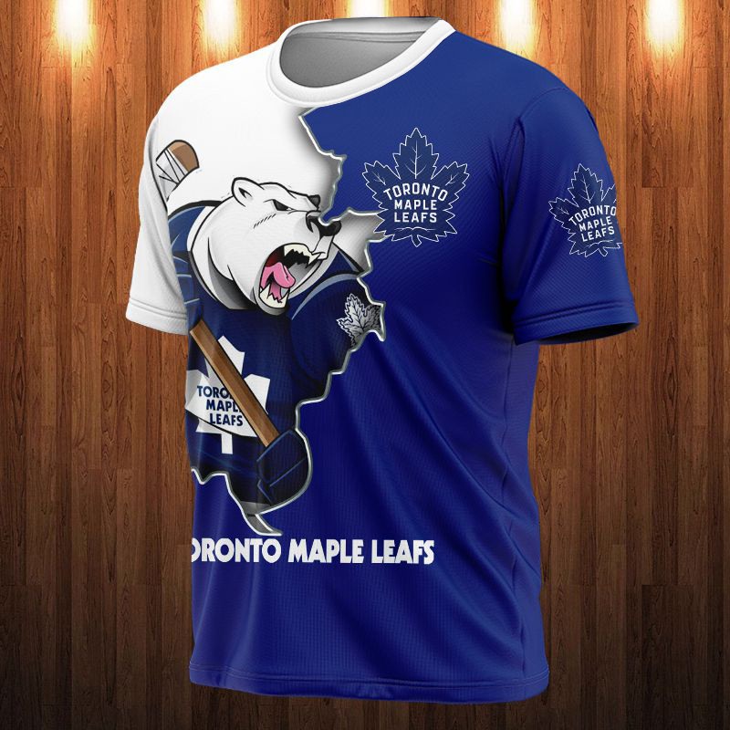 Toronto Maple Leafs T-shirt 3D cartoon graphic gift for fan