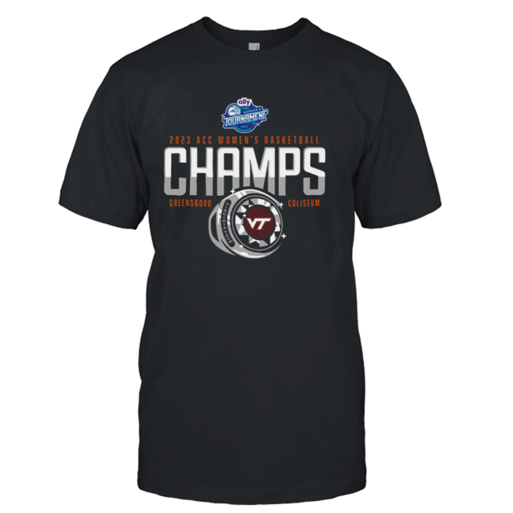 Virginia Tech women’s basketball wins 2023 first-ever ACC Tournament champions shirt