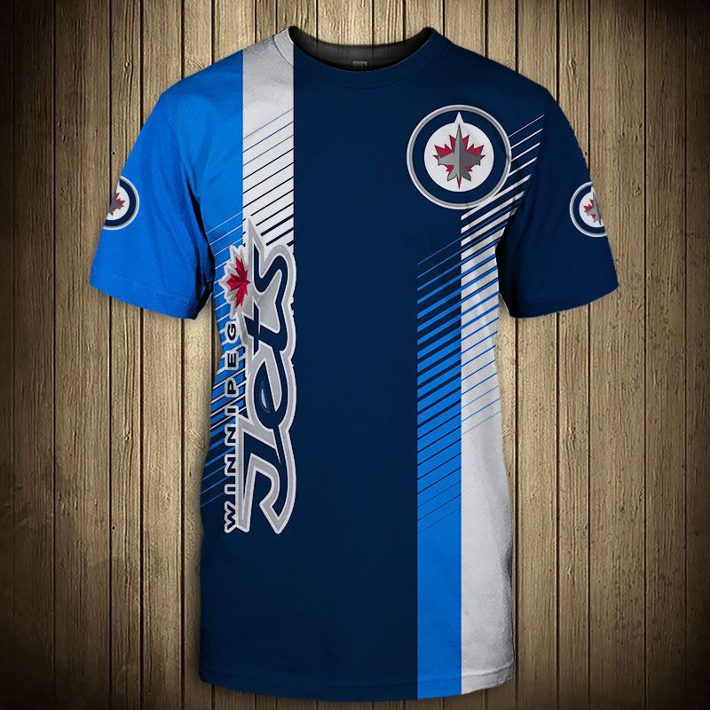 Winnipeg Jets T-Shirt 3D cool design short Sleeve