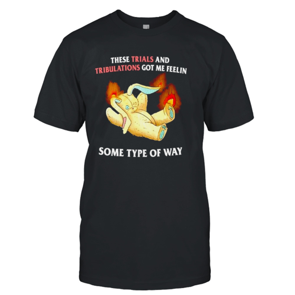 these trials and tribulations got me feelin some type of way shirt