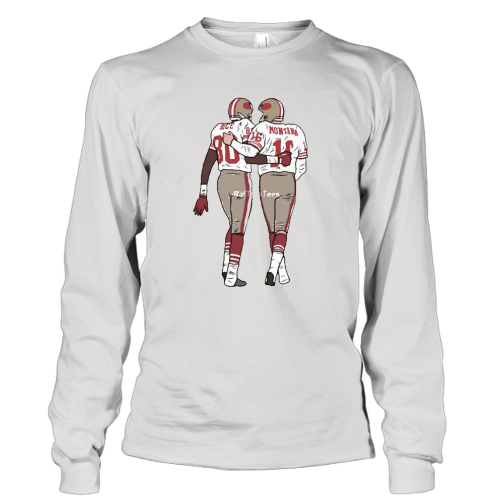 Official jerry Rice and Joe Montana shirt, hoodie, sweater, long