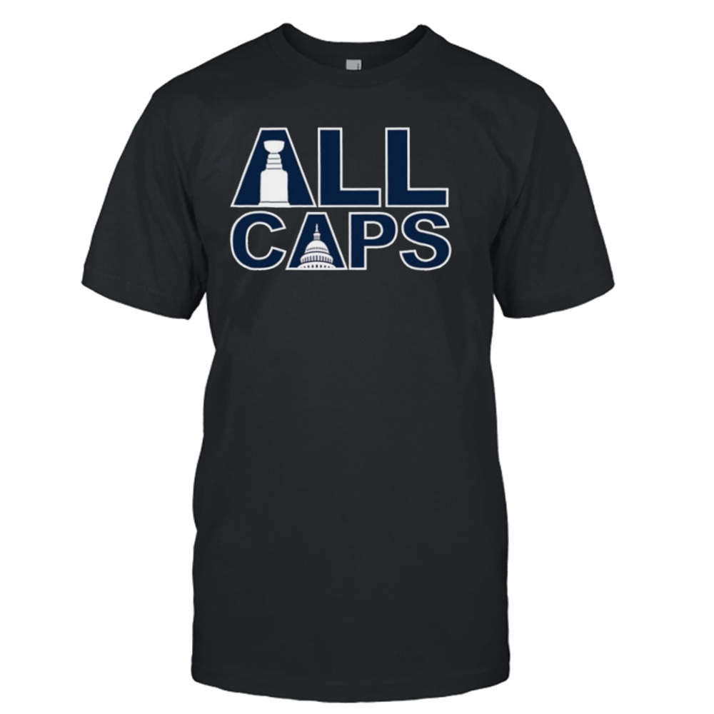 All Caps Hockey Washington Capitals shirt