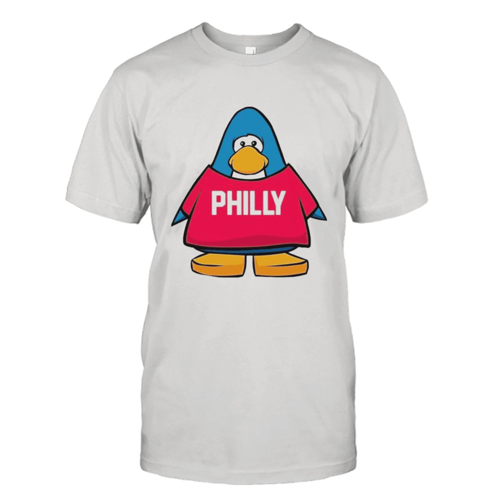 club penguin Philadelphia 76ers basketball shirt