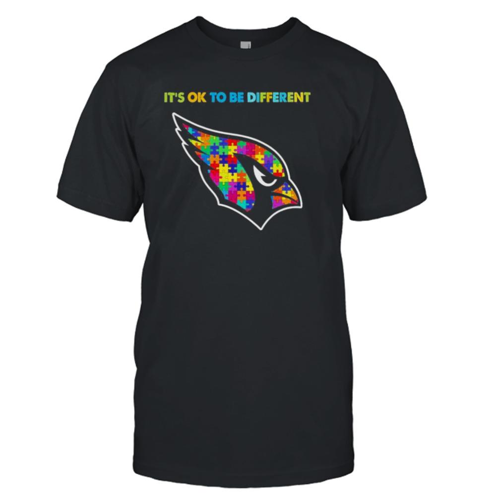 2023 Arizona Cardinals Autism It’s ok to be different shirt