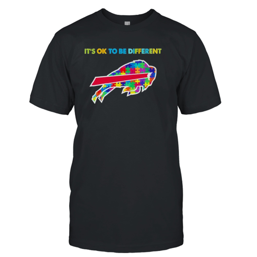 Buffalo Bills Autism Its Ok To Be Different Shirt - High-Quality