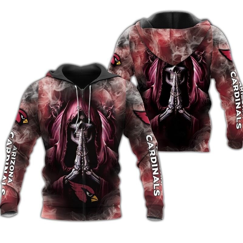 : Ultra Game NFL Arizona Cardinals Mens Fleece Hoodie