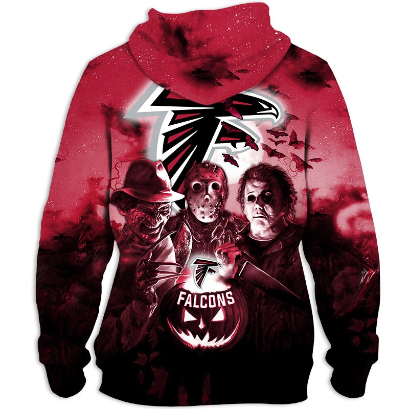 18% OFF Atlanta Falcons Hoodies 3D Halloween Horror Night Sweatshirt  Pullover – 4 Fan Shop