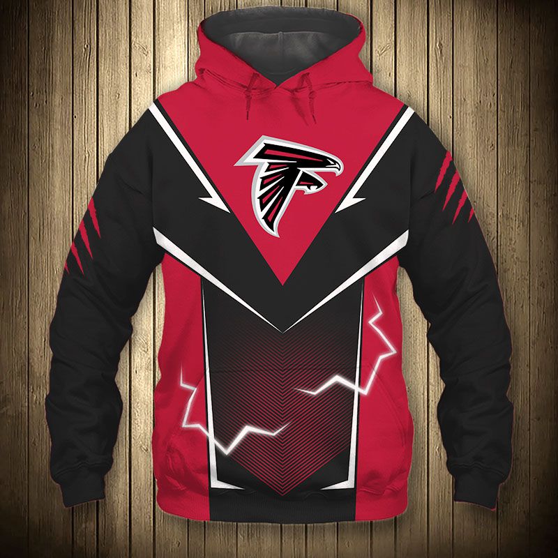 Atlanta Falcons Hoodie lightning graphic gift for men