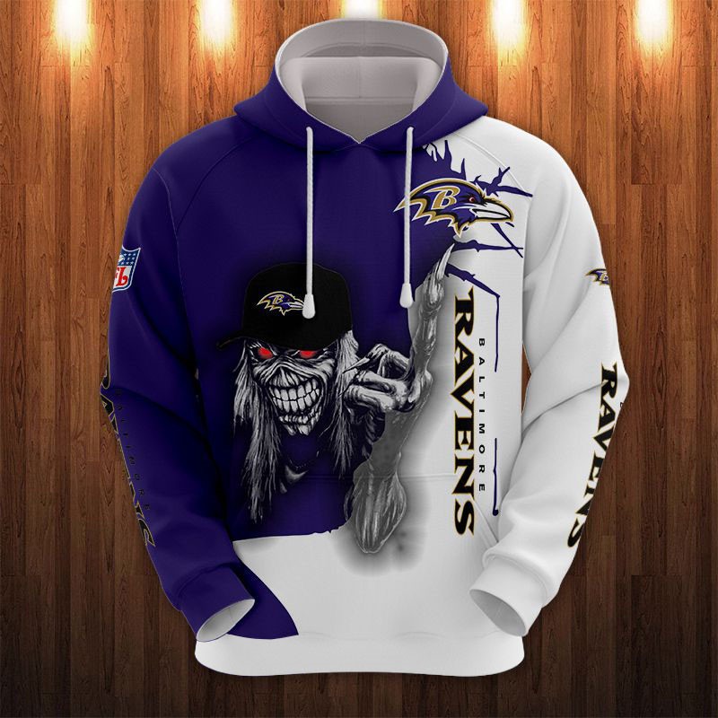 Baltimore Ravens Hoodie ultra death graphic gift for Halloween