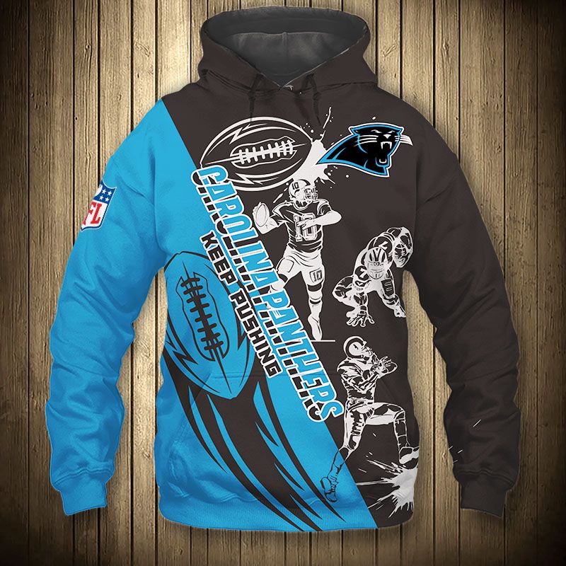 Carolina Panthers Hoodie 3D Cartoon player cute Sweatshirt