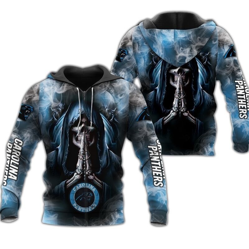 Carolina Panthers Halloween Horror Night 3D Hoodie 3D