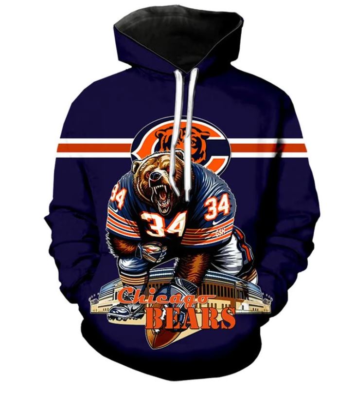 Chicago Bears Hoodie Sweatshirts