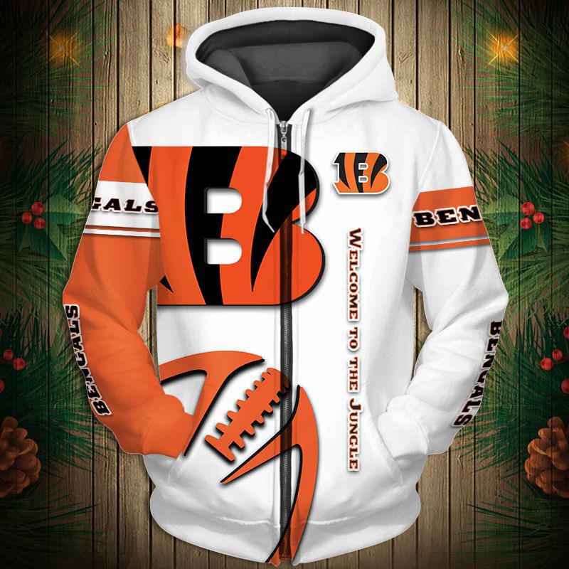 Cincinnati Bengals Hoodie 3D Cartoon player cute Sweatshirt