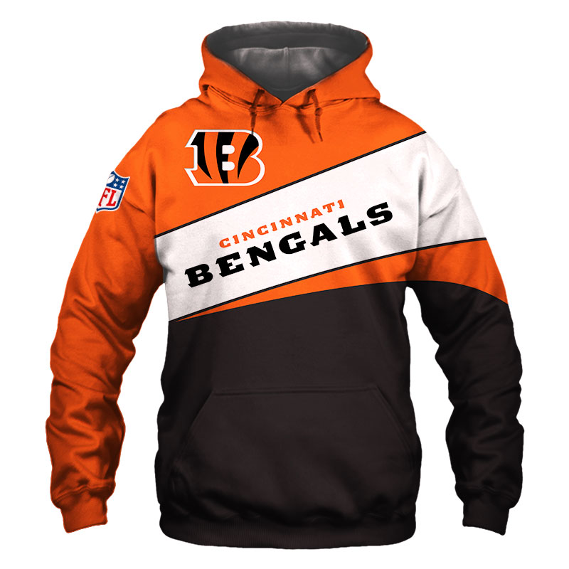 Cincinnati Bengals Hoodie 3D Long Sleeve Pullover new season