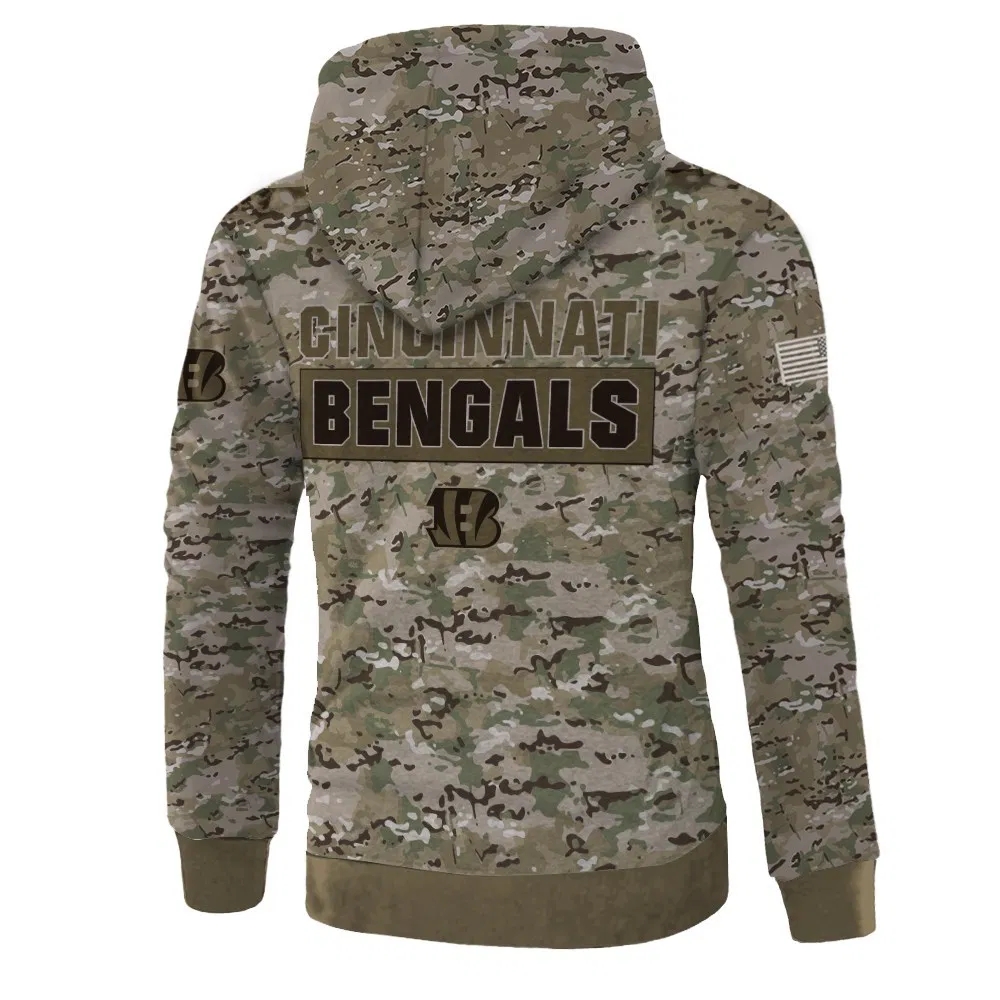 Bengals military outlet hoodie