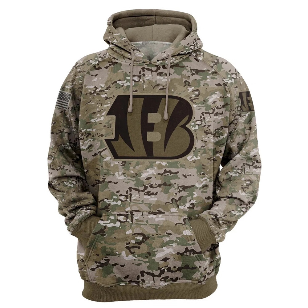 Cincinnati Bengals Hoodie Army graphic Sweatshirt Pullover gift for fans