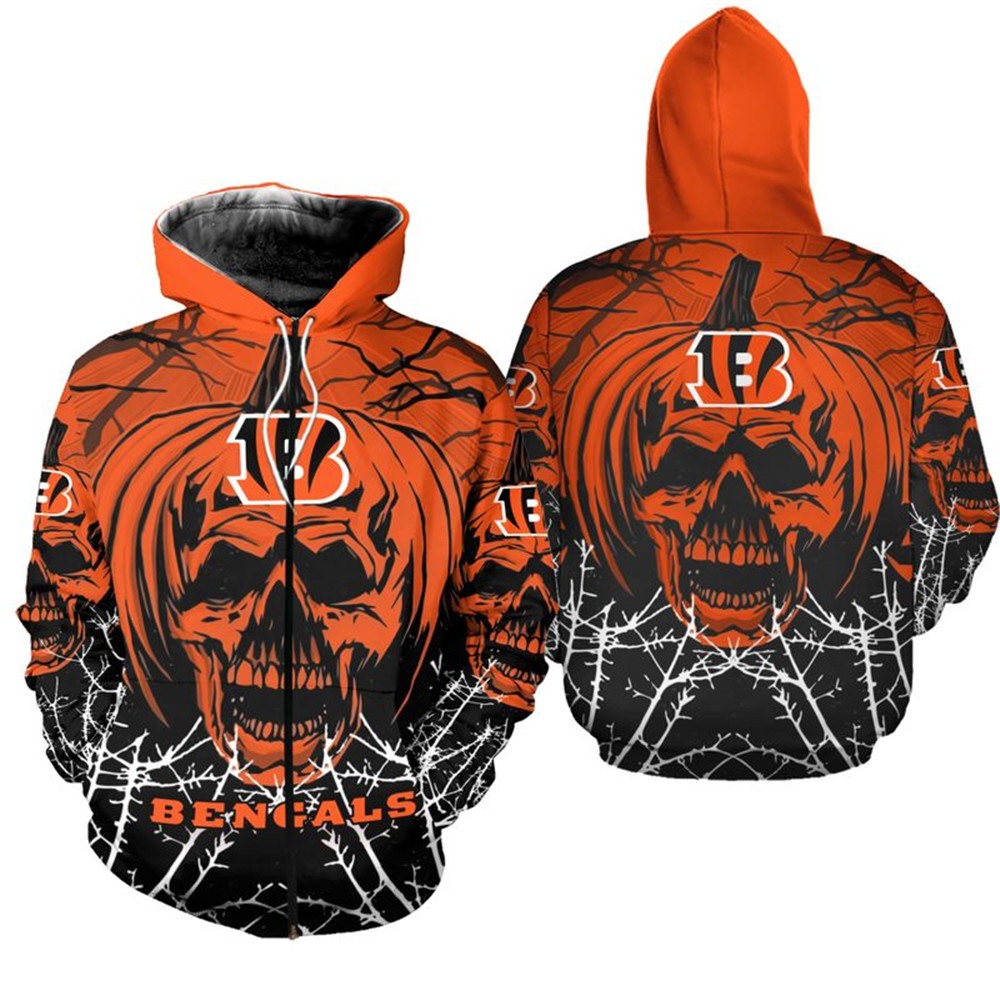 Cincinnati Bengals Fashion Preferred Logo Hoodie - Mens