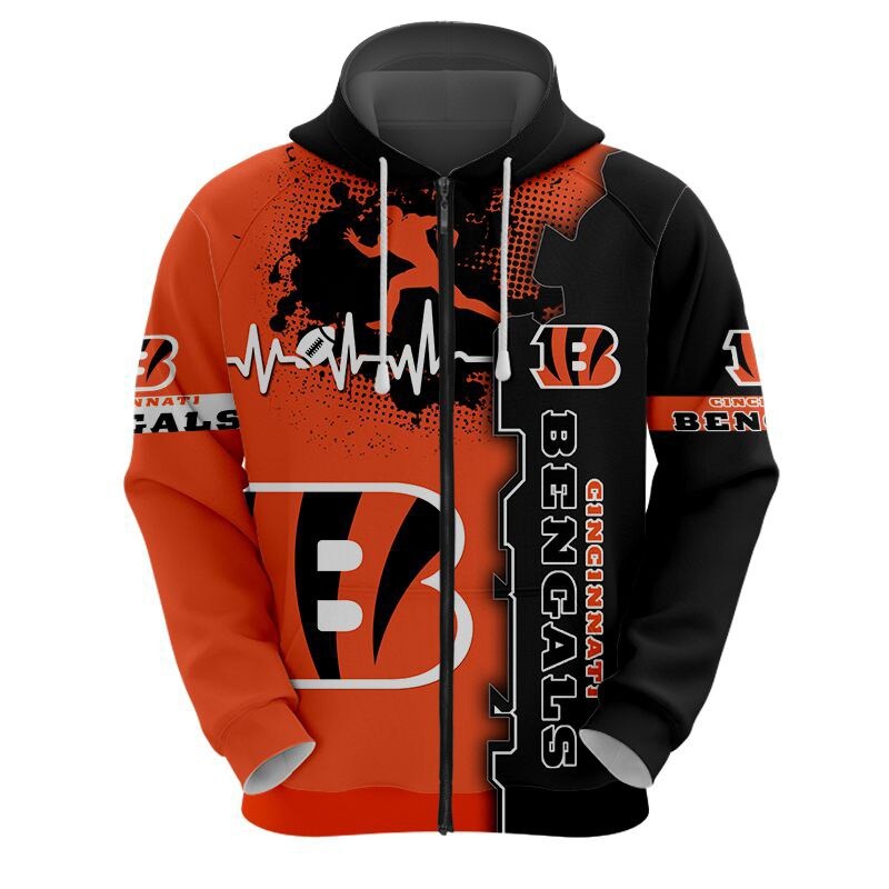 Cincinnati Bengals Hoodies Cute Flame Balls graphic gift for men