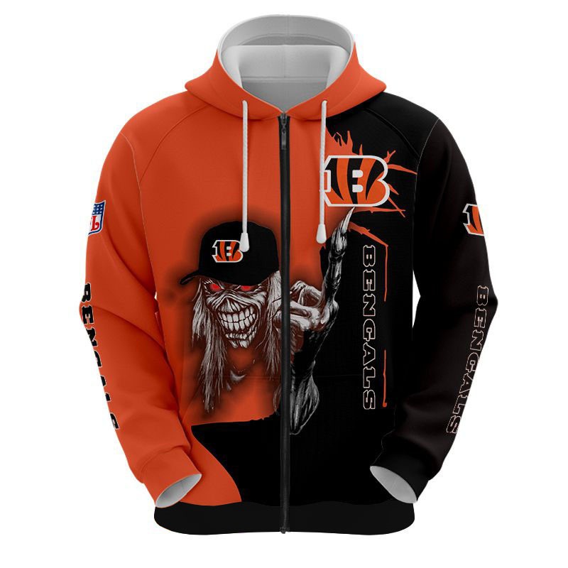 Cincinnati Bengals Hoodie ultra death graphic gift for Halloween