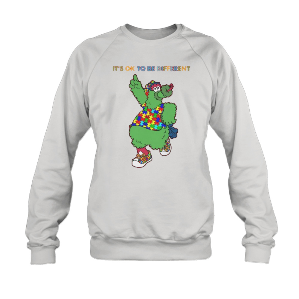 LIMITED EDITION Phillie Phanatic It's Ok To Be Different T-Shirt