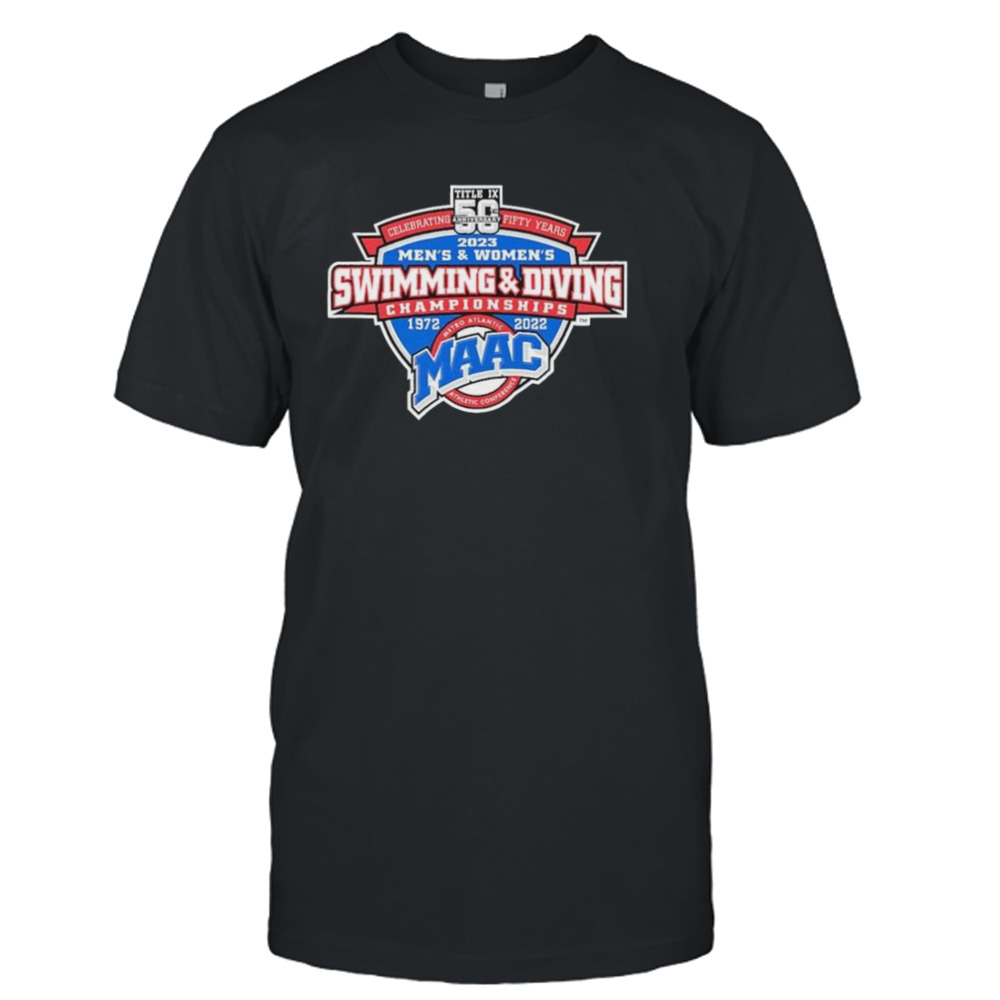 50th Anniversary MAAC Swimming & Diving Championship 2023 shirt