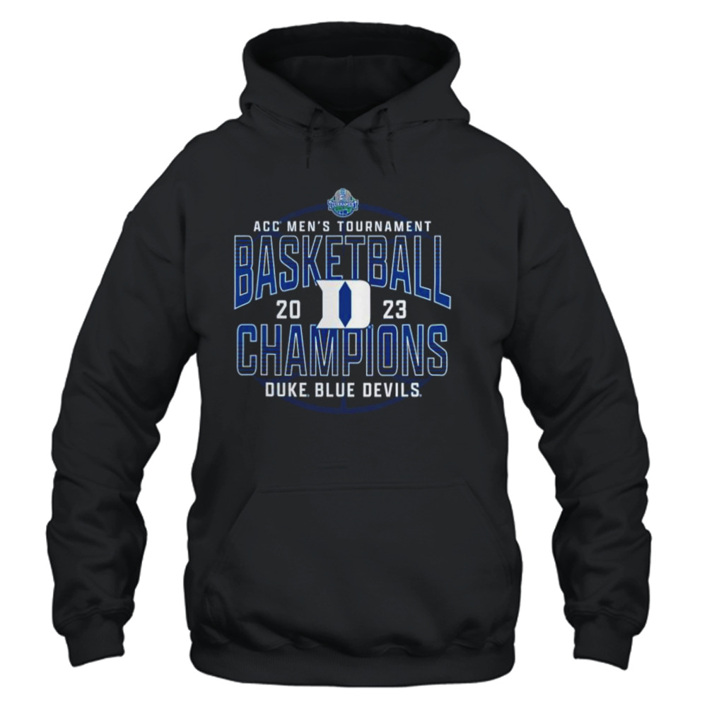 ACC Men’s Tournament Basketball champions Duke Blue Devils 2023 shirt 4 Unisex Hoodie