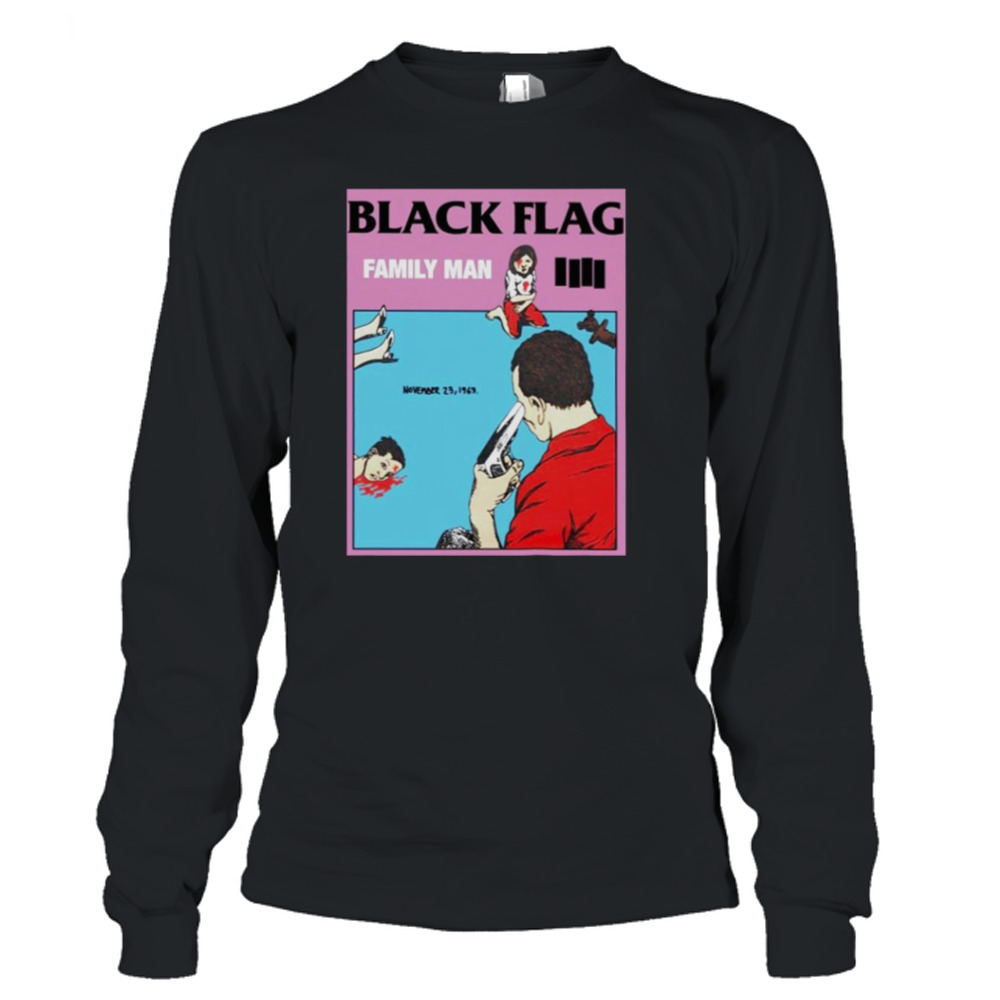 Black flag sale family man shirt