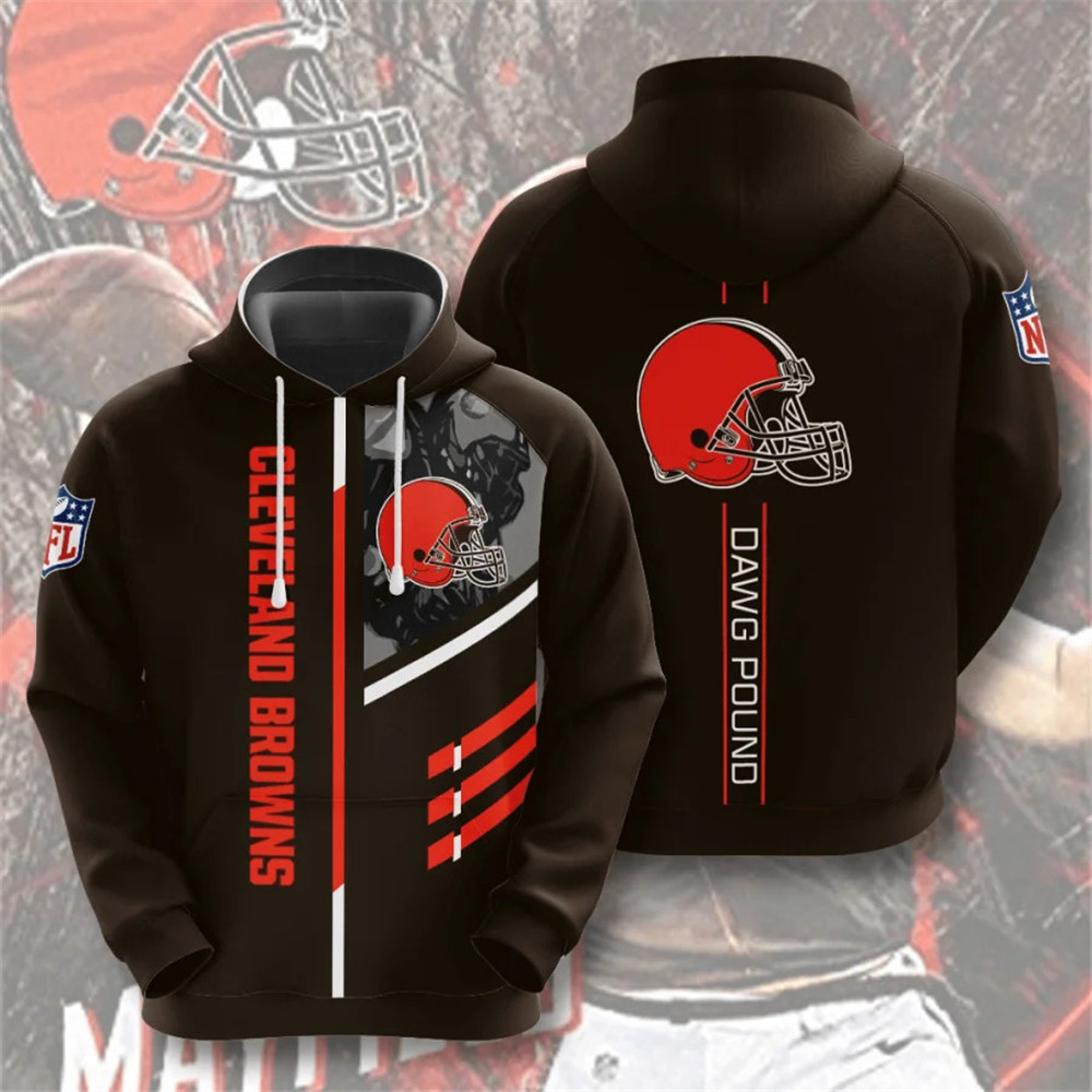 Cleveland Browns Zip Hoodie 3D cute Sweatshirt Pullover gift for