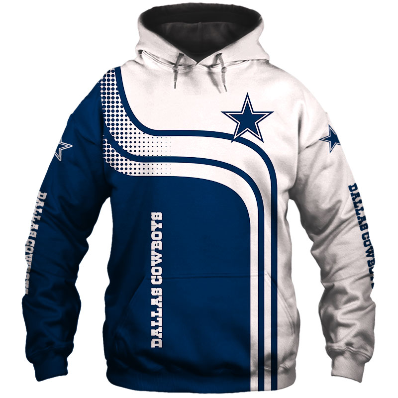 Dallas Cowboys Hoodie 3D one way Sweatshirt