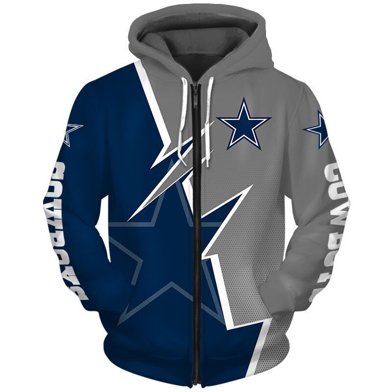 Dallas Cowboys Hoodie 3D Cartoon player cute Sweatshirt