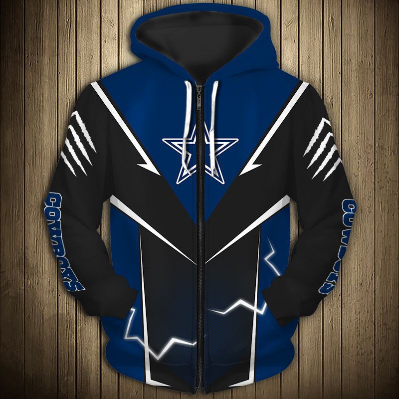 Dallas Cowboys Hoodie lightning graphic gift for men