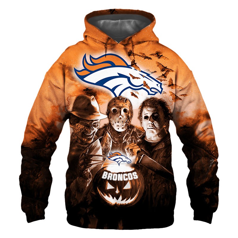 Denver Broncos Hoodies Cute Flame Balls Graphic Gift For Men