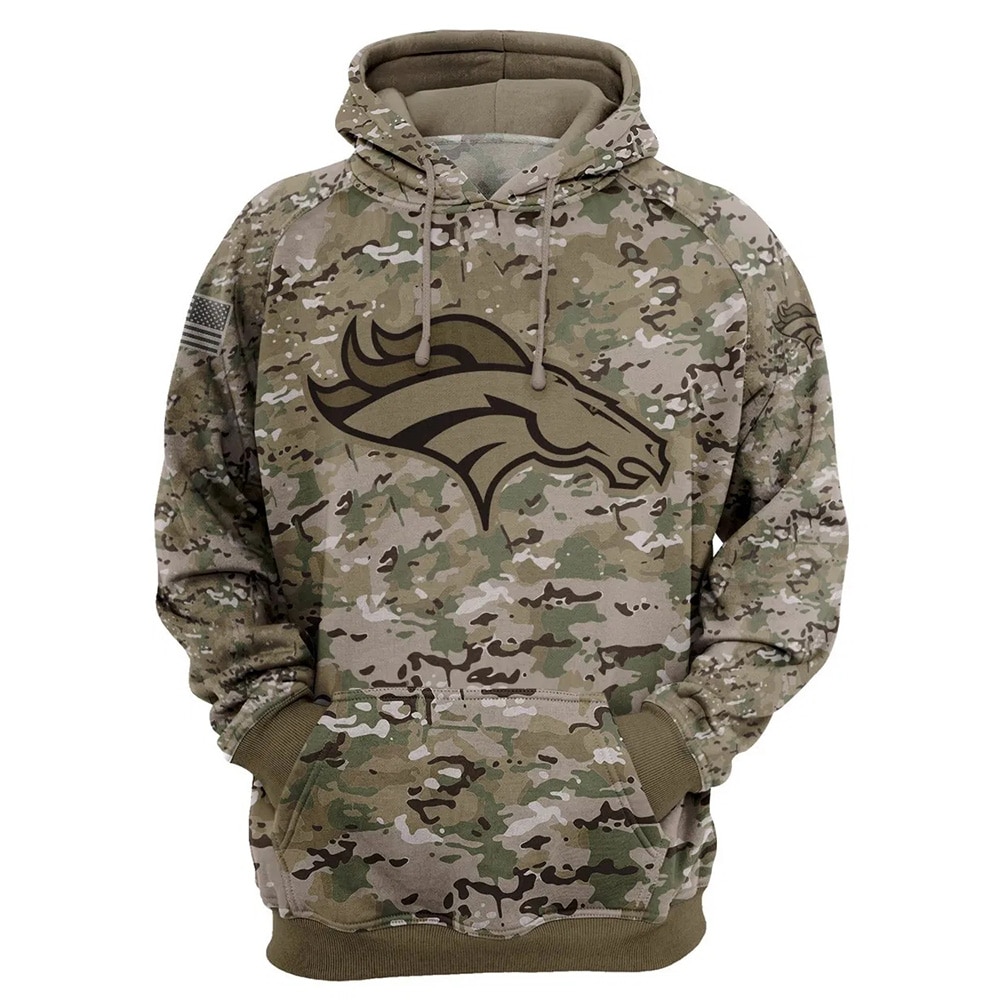 Denver Broncos Hoodie Army graphic Sweatshirt Pullover gift for fans