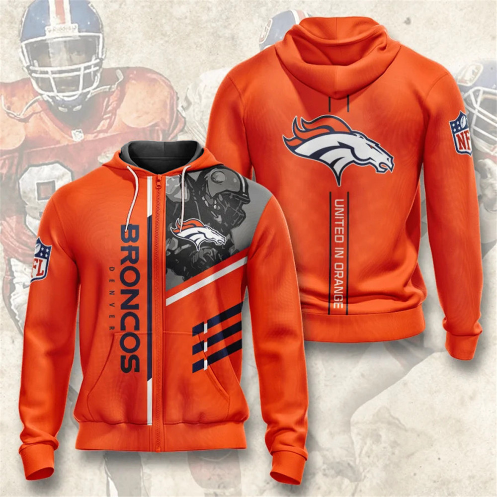 NFL Denver Broncos 3D Hoodie Style Gift Men Women