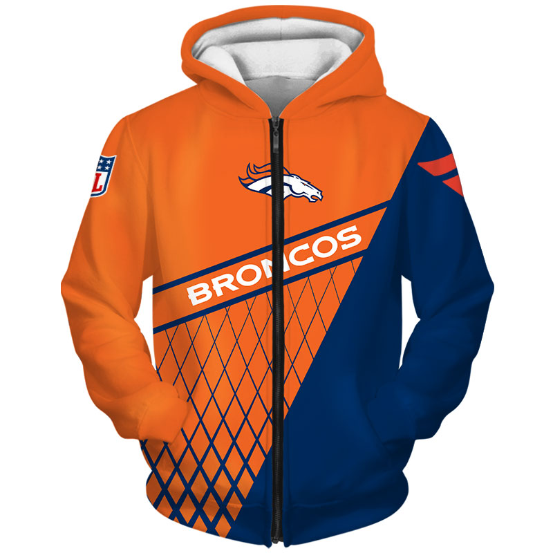 Denver Broncos Zip Hoodie cheap Sweatshirt gift for fan