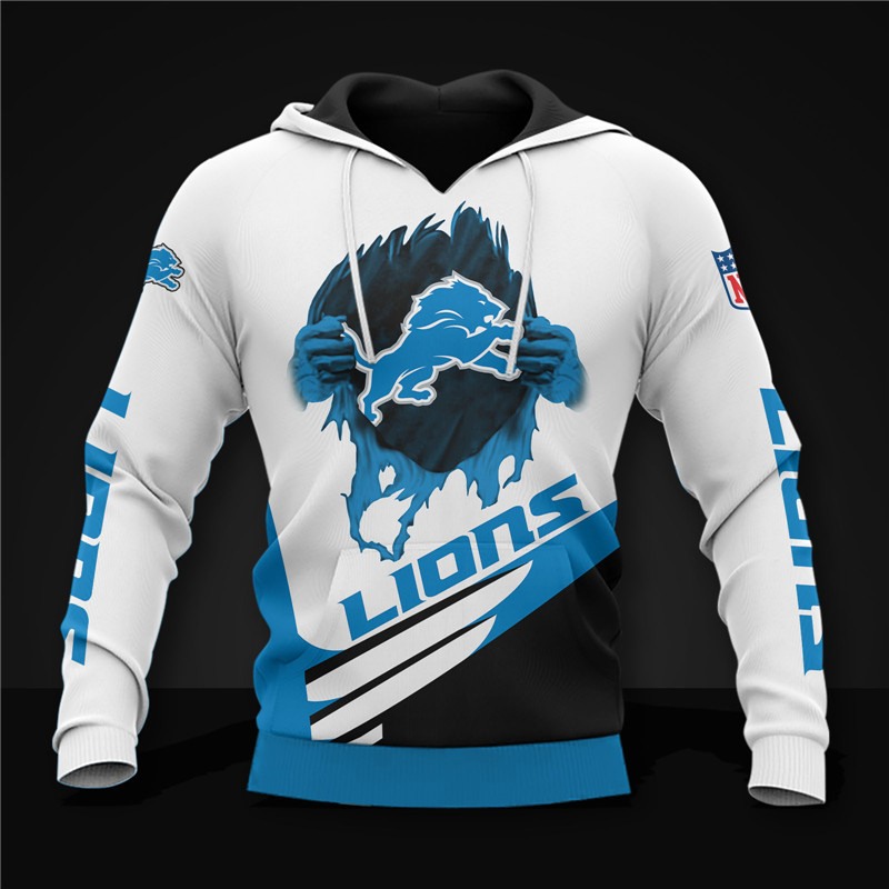 Detroit Lions Hoodie cool graphic gift for men