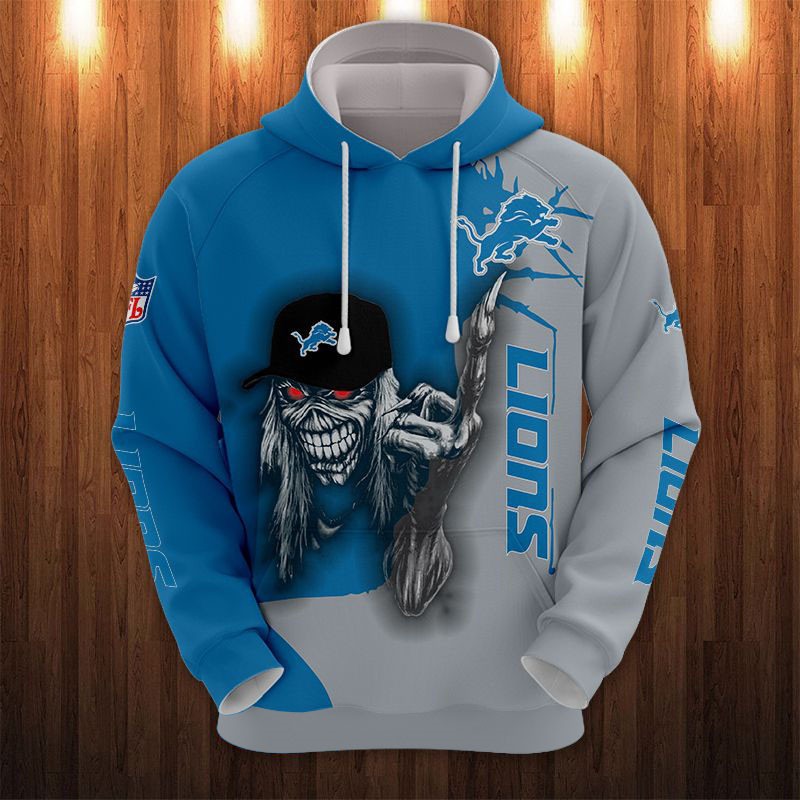 Detroit Lions Hoodie ultra death graphic gift for Halloween