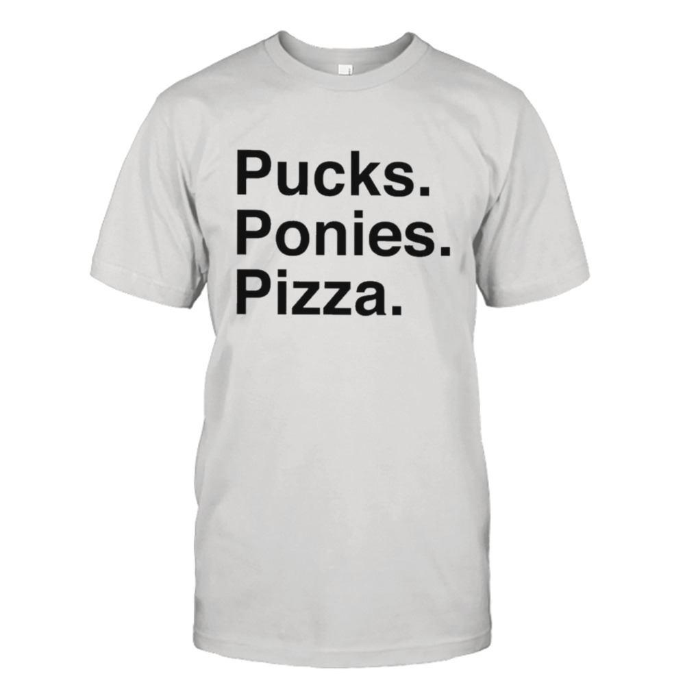 Elio imbornone pucks ponies pizza T-shirt