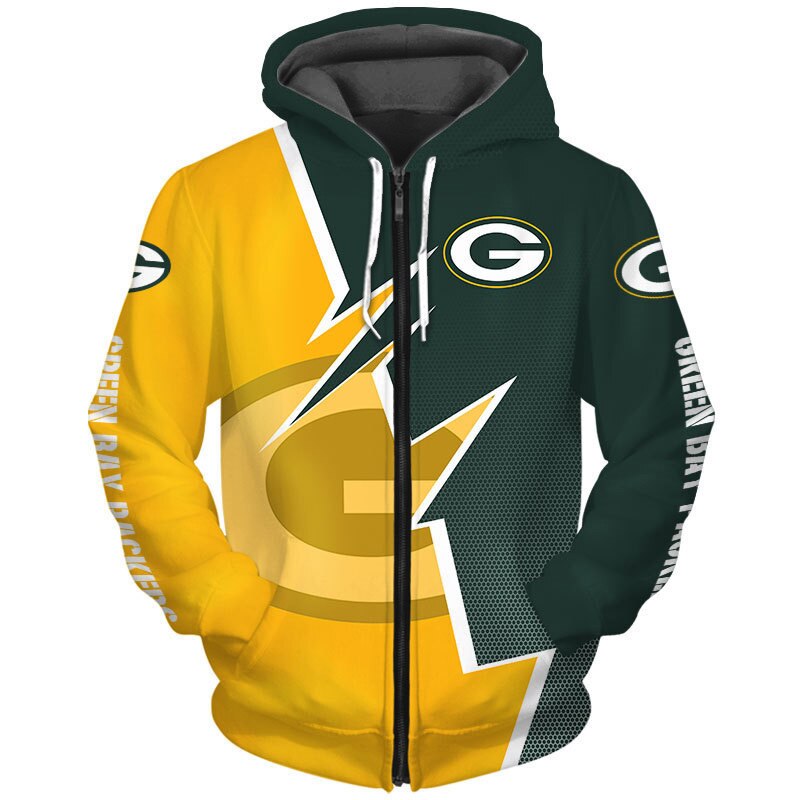 NEW FASHION 2023 Green Bay Packers T-shirts lightning graphic gift