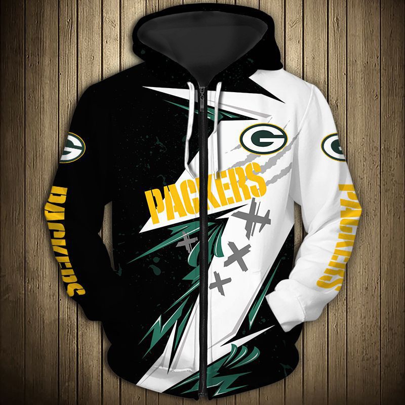 Green Bay Packers Hoodies Thunder graphic gift for men