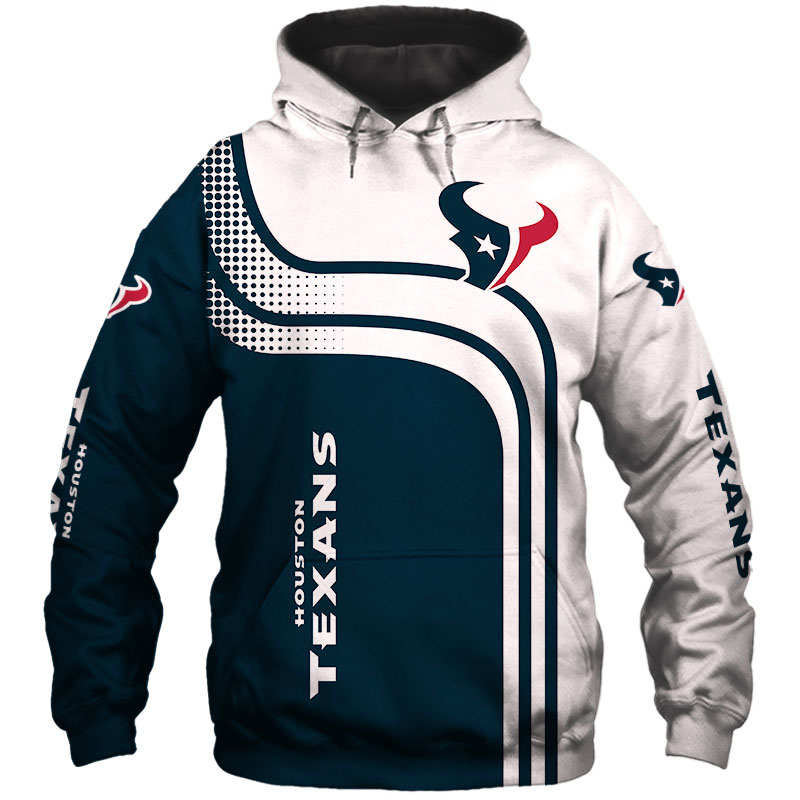 Houston Texans Hoodie 3D one way Sweatshirt