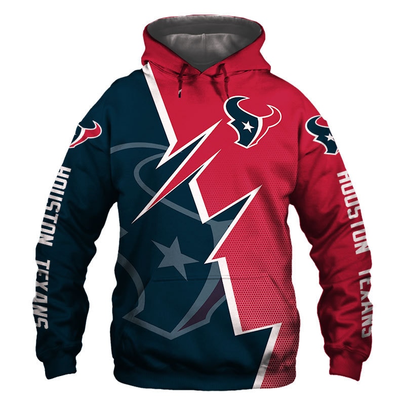 Houston Texans Hoodie Zigzag graphic Sweatshirt gift for fans