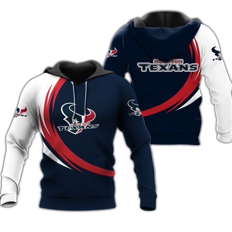 Houston Texans Hoodie curve graphic gift for men