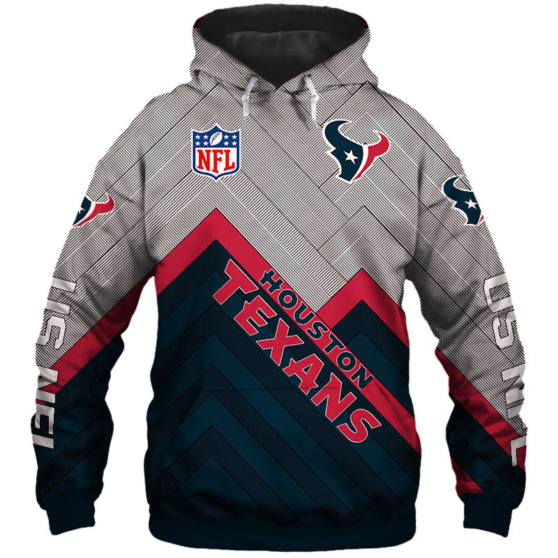 Houston Texans hoodie 3D cheap Long Sweatshirt Pullover size S-5XL