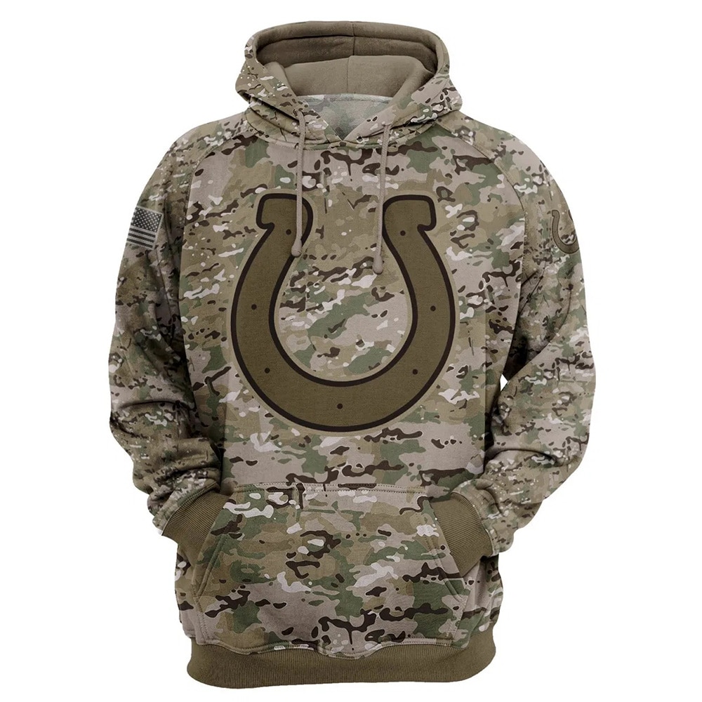 Indianapolis Colts Hoodie Army graphic Sweatshirt Pullover gift for fans